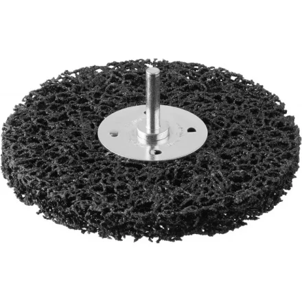 ЗУБР &quot;ПРОФЕССИОНАЛ&quot;. Щетка дисковая для дрели, нейлоновая проволока с абразивным покрытием, с открытой агрессивной структурой, 125мм 35162-125_z01 купить в Урае