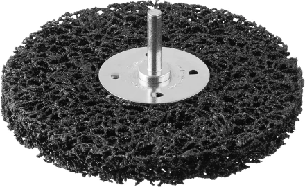 ЗУБР &quot;ПРОФЕССИОНАЛ&quot;. Щетка дисковая для дрели, нейлоновая проволока с абразивным покрытием, с открытой агрессивной структурой, 125мм 35162-125_z01 купить в Урае