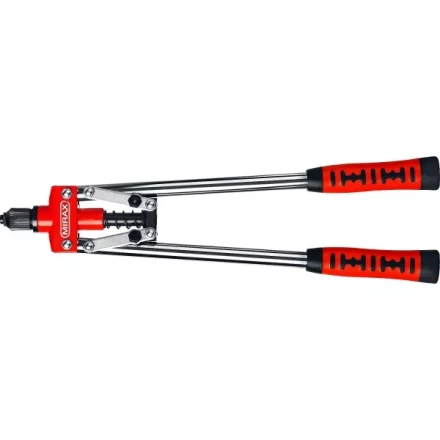 Заклепочник двуручный, MIRAX 31034, для заклёпок d=3,2 / 4,0 / 4,8 мм из алюминия и стали, литой корпус 31034_z01 купить в Урае