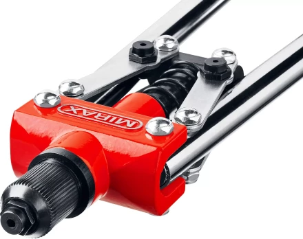 Заклепочник двуручный, MIRAX 31034, для заклёпок d=3,2 / 4,0 / 4,8 мм из алюминия и стали, литой корпус 31034_z01 купить в Урае