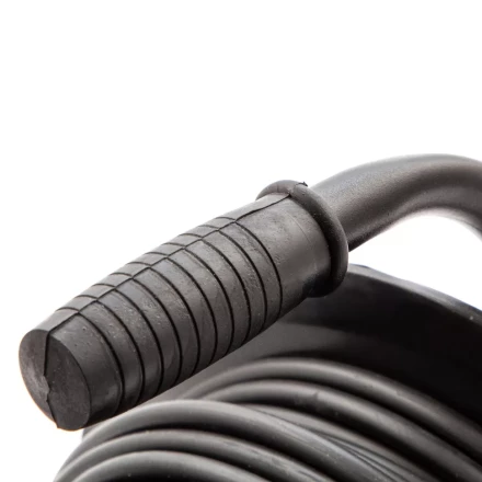 Удлинитель силовой 50 м Сибртех 95855, 10А, тип УХ10, ПВС, на кабельной катушке, 4 розетки без заземления купить в Урае