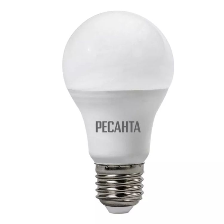 Лампа светодиодная РЕСАНТА LL-R-A60-11W-230-4K-E27 76/1/16 купить в Урае