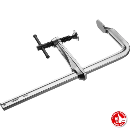 ЗУБР КС-300/120, F, 300 х 120 мм, цельнокованая струбцина F, Профессионал (32157-120-300) купить в Урае