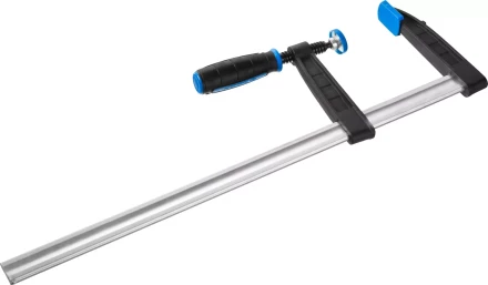 Струбцина ЗУБР &quot;ПРОФЕССИОНАЛ&quot;, тип &quot;F&quot;, двухкомпонентная ручка, стальная закаленная рейка, 120х500мм 32155-120-500 купить в Урае