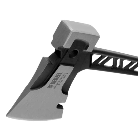 Топор цельнокованый 600 г Denzel 21499, двухкомпонентная обрезиненная рукоятка купить в Урае