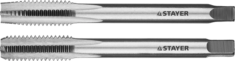 Комплект метчиков STAYER "MASTER", сталь 9ХС, М8х1,25, 2 шт 28025-08-1.25-H2 купить в Урае