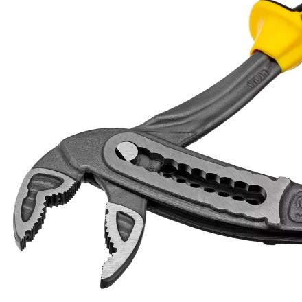 Клещи переставные Denzel 17900, трехкомпонентные рукоятки 240 мм купить в Урае