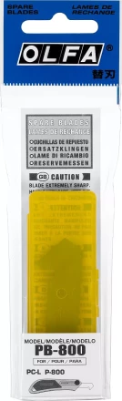 Лезвия OLFA двухсторонние для резака P-800, 13(16)х61х0,6мм, 3шт OL-PB-800 купить в Урае
