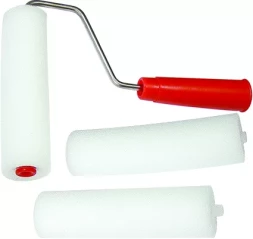 Набор: валик "ПОРОЛОН" с ручкой + 2 шубки 180 мм D валика - 42 мм  Россия 80452