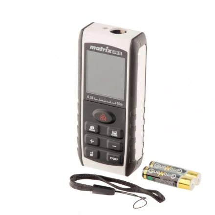 Лазерный дальномер Matrix LD-40 с электронным угломером 38015 купить в Урае