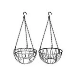 Подвесное кашпо диаметр 25,4 см высота с цепью и крюком 53,5 см PALISAD 69016