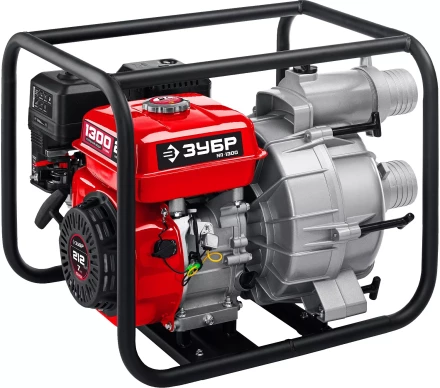 ЗУБР 1300 л/мин, мотопомпа бензиновая для грязной воды (МПГ-1300) купить в Урае