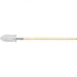 Лопата штыковая 300х210 мм нержавеющая сталь с черенком СИБРТЕХ Россия 61467