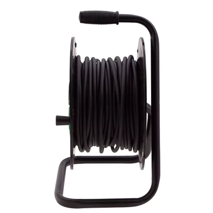 Удлинитель силовой 30 м Сибртех 95863, 16А, тип УХ10, ПВС, на кабельной катушке, 4 розетки без заземления купить в Урае