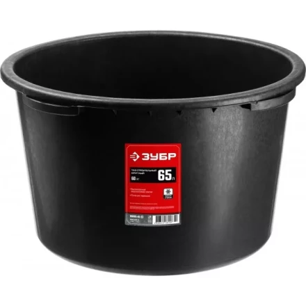 Кадка ЗУБР &quot;ЭКСПЕРТ&quot; строительная пластмассовая, 60л 06095-65_z03 купить в Урае