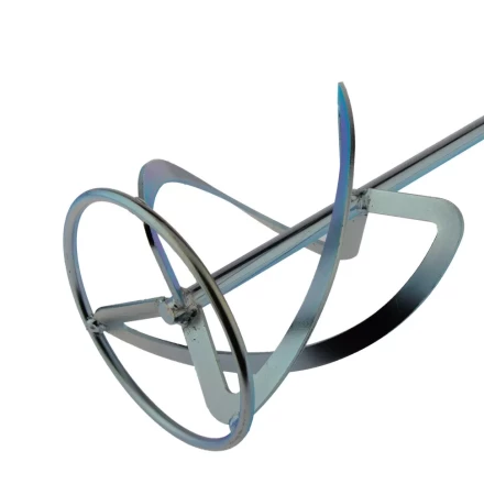 Насадка для миксера, для легких растворов Сибртех, 160 х 590 мм, оцинкованная, хвостовик резьба М14, 848997 купить в Урае