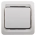 Выключатель СВЕТОЗАР &quot;ГАММА&quot; одноклавишный, без подсветки, цвет белый, 10А/~250В SV-54130-W купить в Урае