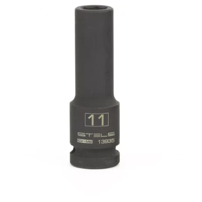 Головка ударная удлиненная шестигранная 11 мм 1/2" CrMo Stels 13935