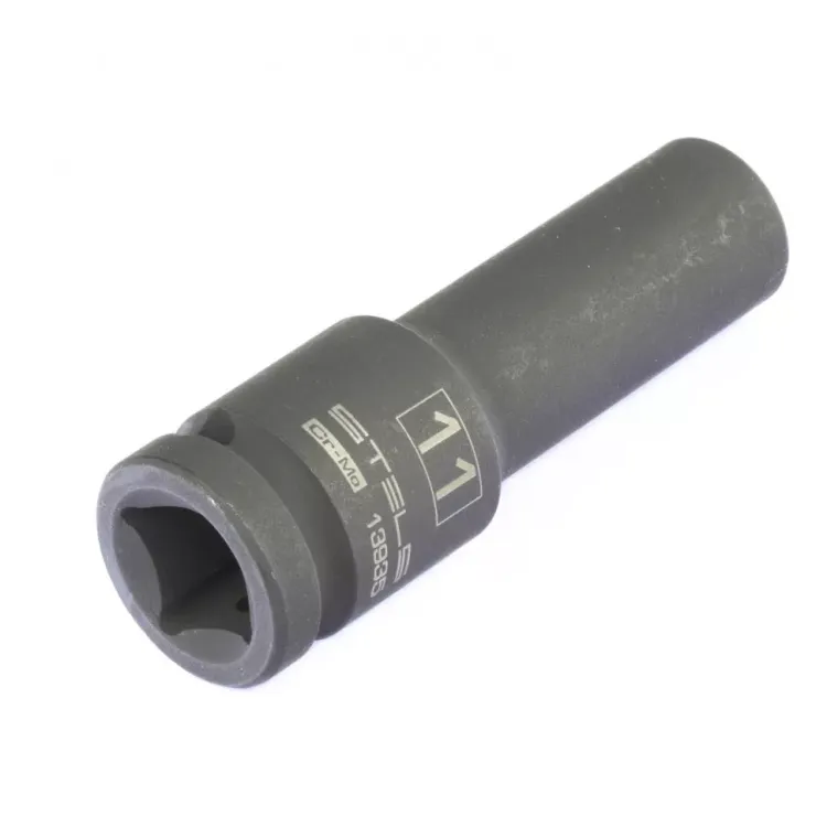 Головка ударная удлиненная шестигранная 11 мм 1/2" CrMo  Stels 13935 купить в Урае