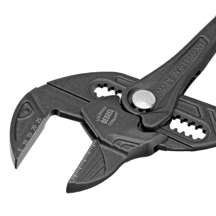 Клещи переставные Denzel 17910, кнопочный механизм, обливные рукоятки, сантехнические, 250 мм купить в Урае