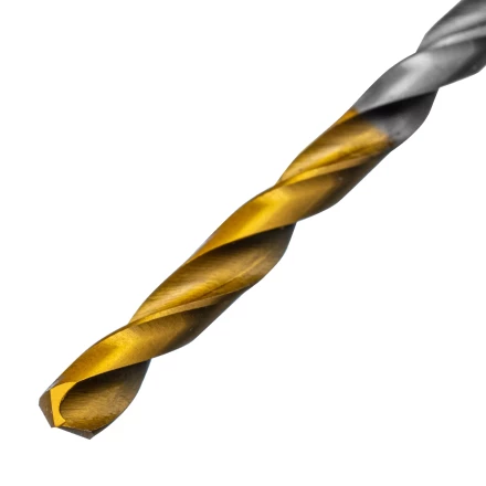 Сверло спиральное по металлу 3,5 x 70 мм, Р6М5, Golden Tip , 2шт. Denzel 718227 купить в Урае