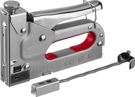 Степлер для скоб 3-в-1: тип 140 (4-14 мм) / 300 (10-14 мм) / 28 (10-12 мм), MIRAX 3146 купить в Урае