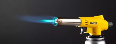 Газовая горелка "MaxTerm" на баллон, STAYER "MASTER" 55584, с пьезоподжигом, регулировка пламени, цанговое соединение, 1300С 55584 купить в Урае