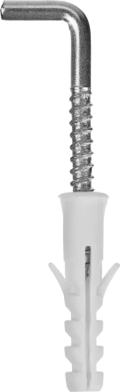 Дюбели ЕВРО с шурупом-крюком пакет серия МАСТЕР купить в Урае