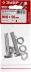 Болт (DIN933) в комплекте с гайкой (DIN934), шайбой (DIN125), шайбой пруж. (DIN127), M10 x 50 мм, 2 шт, ЗУБР 303436-10-050 купить в Урае