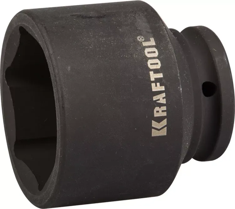 Торцовая головка KRAFTOOL "INDUSTRIE QUALITAT" ударная (3/4"), FLANK, Cr-Mo, фосфатированная, 50 мм 27945-50 купить в Урае