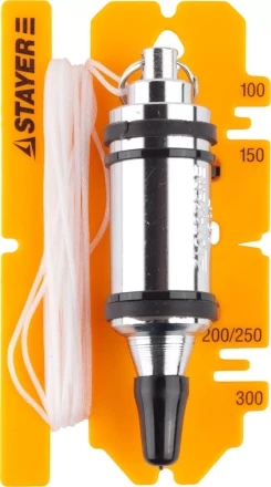 Отвес STAYER &quot;PROFI&quot; строительный со шнуром, с противоударным ободком, 250 г 06352-25 купить в Урае