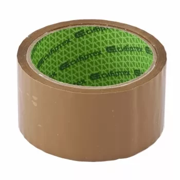 Клейкая лента "Эксперт" 45 мкм 48 мм х 60 м цвет коричневый Сибртех 88724 купить в Урае