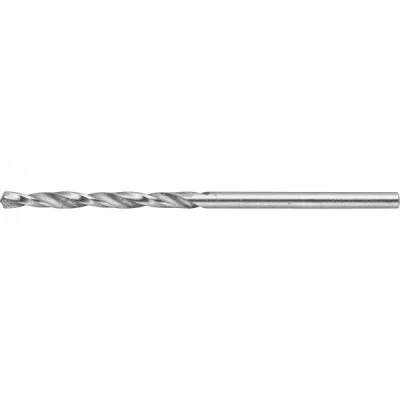 Сверло ЗУБР "МЕТ-В" по металлу цилиндрический хвостовик, быстрорежущая сталь Р6М5, 2,5х57мм, 2шт 4-29621-057-2.5-K2