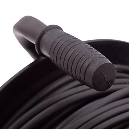 Удлинитель силовой 50 м, 16А, тип УХ10, ПВС, на кабельной катушке, 4 розетки без заземления Сибртех 95865 купить в Урае