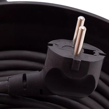 Удлинитель силовой 50 м, 16А, тип УХ10, ПВС, на кабельной катушке, 4 розетки без заземления Сибртех 95865 купить в Урае