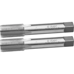 Метчики ЗУБР "ЭКСПЕРТ" машинно-ручные, комплектные для нарезания метрической резьбы, М20 x 1,5, 2шт 4-28007-20-1.5-H2