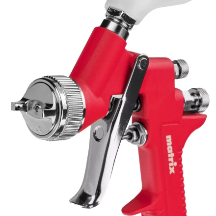 Краскораспылитель HP пневмат. с верхним бачком V= 0,6 л, сопло диаметром 1.7 мм// Matrix 57321 купить в Урае