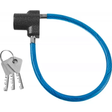 Замок тросовый, длина троса - 350мм, дисковый механизм секрета, ВС2-6Б 37220-6 купить в Урае