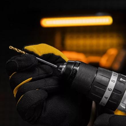 Сверло спиральное по металлу Denzel 4 x 75 мм, Р6М5, Golden Tip, 718229 купить в Урае