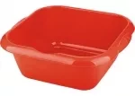 Таз пластмассовый квадратный 18л, красный ТМ Elfe 92987 купить в Урае