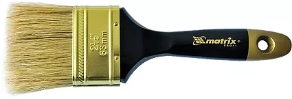 Кисть плоская &quot;Профи&quot; 3&quot; натуральная щетина деревянная ручка  MATRIX 83154 купить в Урае
