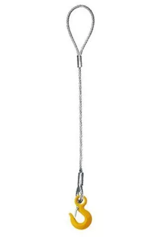 Строп канатный одноветвевой 1СК 1 т L=8 м с кч din 1.5 т канат din опрессовка купить в Урае