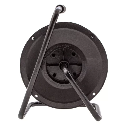 Удлинитель силовой 30 м, 16А, тип УХ10, ПВС, усиленный, на кабельной катушке, 4 розетки без заземления Сибртех 95868 купить в Урае