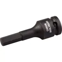 Торцовая головка KRAFTOOL "INDUSTRIE QUALITAT" ударная (1/2"), HEX, Cr-Mo, фосфатированная, H9 27950-09