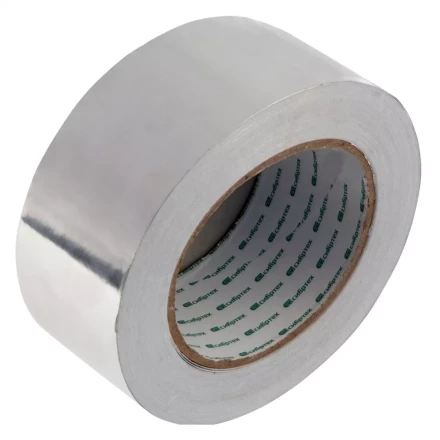 Лента клейкая алюминиевая, 50 мм х 40 м Сибртех 888145 купить в Урае