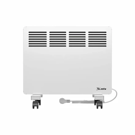 Конвектор электрический КМ-1000.1, 230 В, 1000 Вт, X-образный нагреватель, колеса, термостат // MTX 98124 купить в Урае