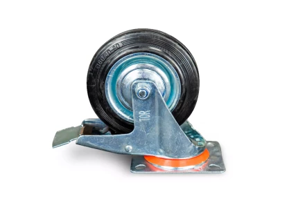 Колесо поворотное резина SCb 63 160 мм с тормозом (N) 1024201 купить в Урае