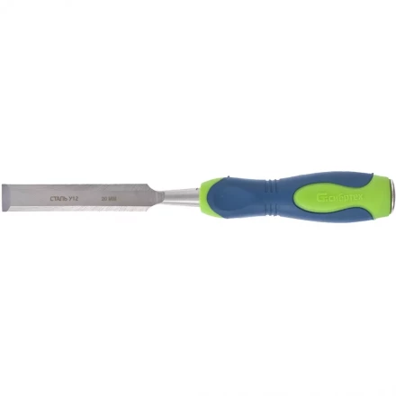 Долото-стамеска 20мм двухкомпонентная рукоятка Сибртех артикул 24485 купить в Урае