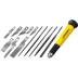 Набор STAYER Нож “MASTER” для точных работ в комплекте с лезвиями различной формы и надфилями, в чехле,38 предметов 09145-H38 купить в Урае
