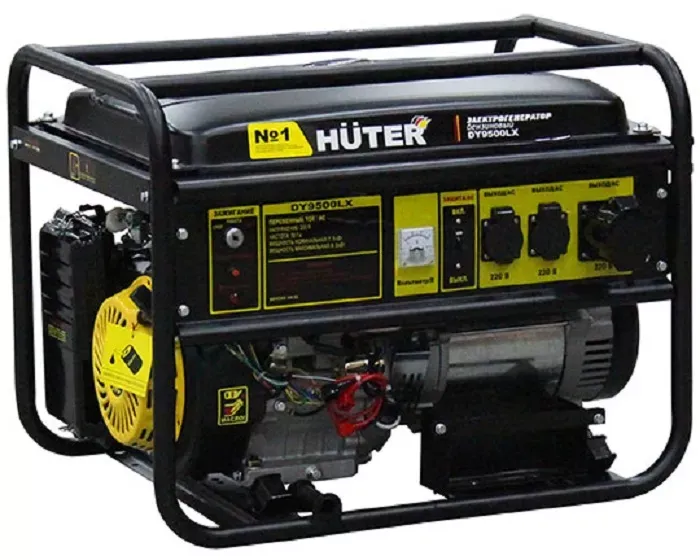 Электрогенератор бензиновый DY9500LX Huter купить в Урае